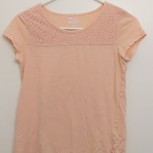 peach kids old navy shirt xl